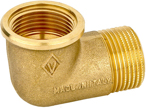 Gomito ottone mf raccordo - ottone,