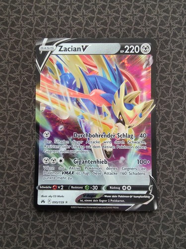 Carta pokemon tcg zenit dei - carta,