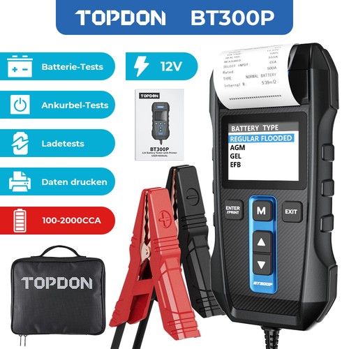 Topdon bt300p tester batteria - topdon,