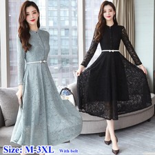 Abito Elegante In Pizzo Donna