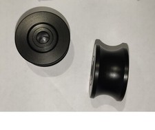 Pulegge supervolventi roller 16mm arbalete pesca apnea  foro asse 6mm gola 24mm