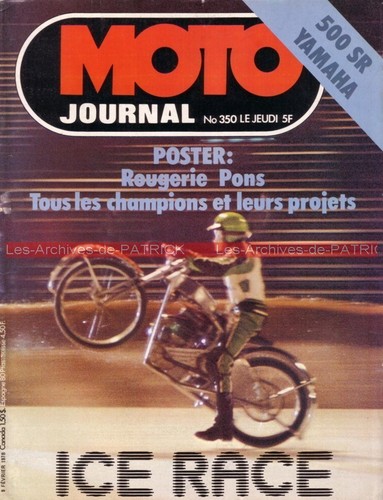 Moto journal 350 yamaha - moto,