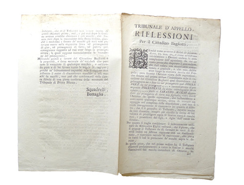 Libro antico documento 700 - antico, '700