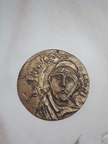 San francesco bronze sculpture - san,