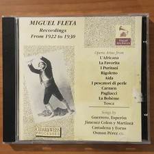 MIGUEL FLETA Recordings From