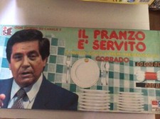 Gioco da Tavolo Il Pranzo è Servito Gioco a Premi Condotto da Corrado Anni 80