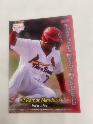 Ramon mendoza card 2022 palm - mendoza,