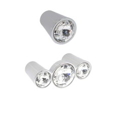 Pomello per mobili in stile moderno con Swarovski Linea Luxury Serie 33 Giusti