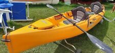 canoa kayak 2 posti marca HOBIE mod.ODISSEYcon sedili smontabili,carrello,pagaie
