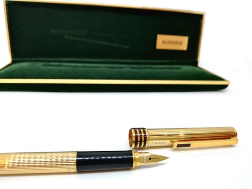 Penna aurora stilografica - stilografica, oro