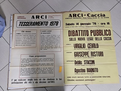 Manifesto viterbo arci caccia - manifesto,