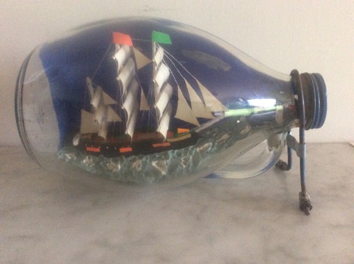 Vintage ship bottle - vintage, a