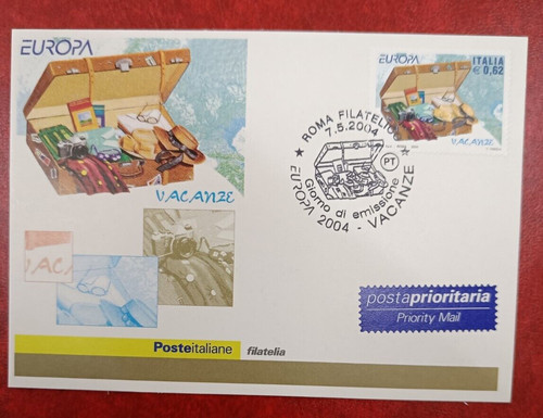 Italia 2004 cartolina fdc - italia,