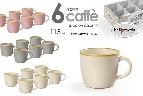 Set tazzine caffè tazza - 6,