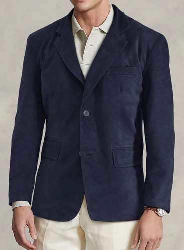 Blazer uomo blu navy