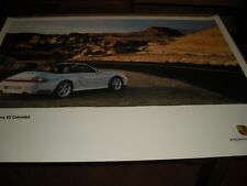 PORSCHE SHOWROOM ORIGINAL FACTORY CAR POSTER -911 CARRERA 4S CABRIO  CM.101X 76