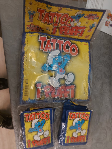 Tattoo puffi espositore - puffi,
