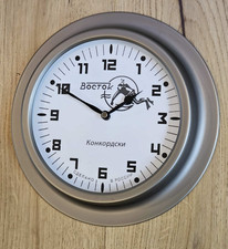 Orologio da parete Boctok Vostok Anfibia in metallo ispirato sovietico Scuba Dude