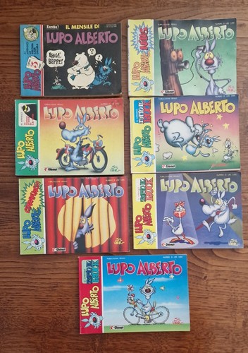 Lotto fumetti lupo alberto - lotto,