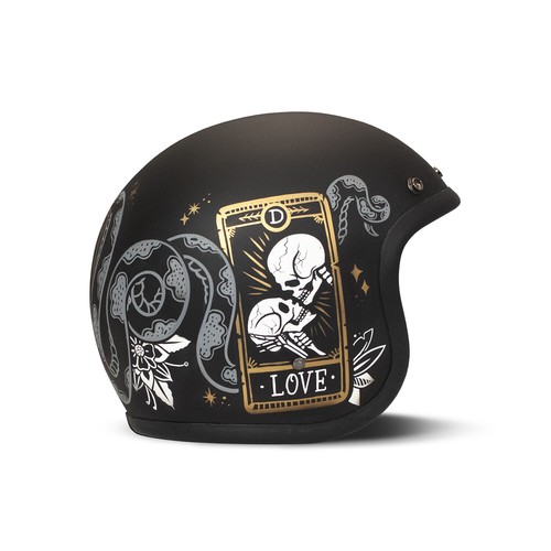 Casco jet cafe racer - casco, retro