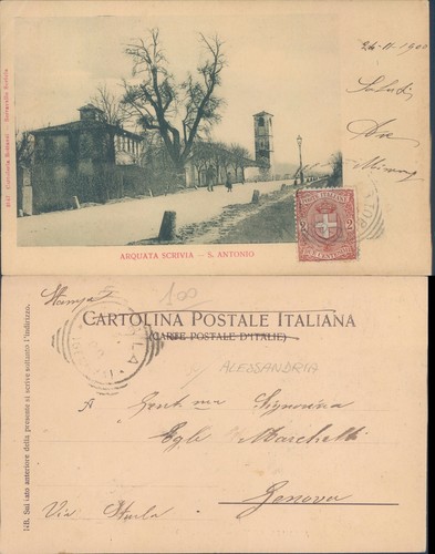 Cartolina di arquata - cartolina,