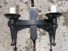 Applique doppia in ferro