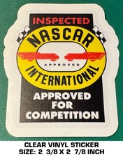 NASCAR INSPECTED APPROVED -
