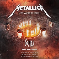 4 BIGLIETTI Metallica M72