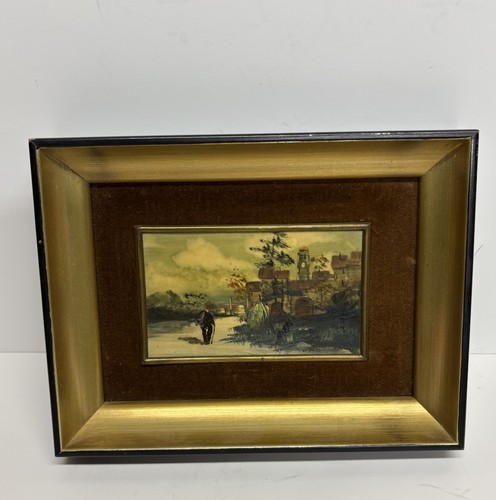 Dipinto olio paesaggio - , stile