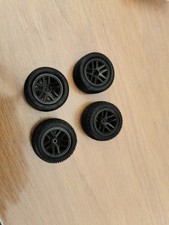 3RACING Black 5 Spokes Wheels