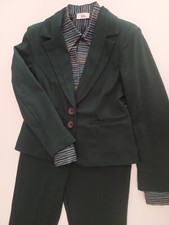 EDAS completo donna tailleur 4 pezzi giacca gonna pantalone camicia 46