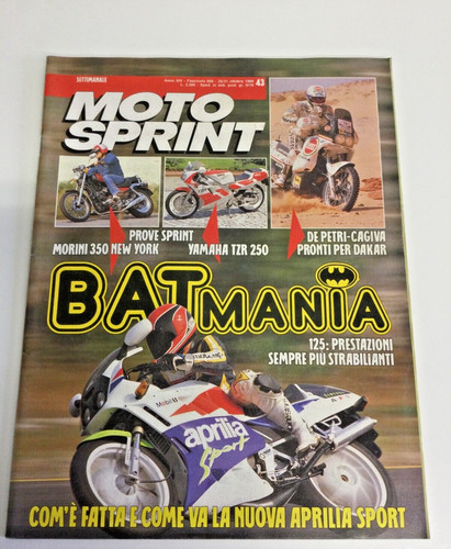 Motosprint 1989 aprilia af1 - 43/1989,