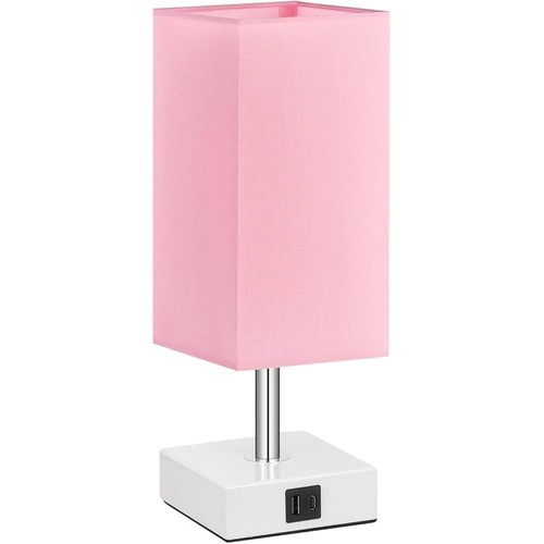 Lampada comodino rosa touch - comodino,