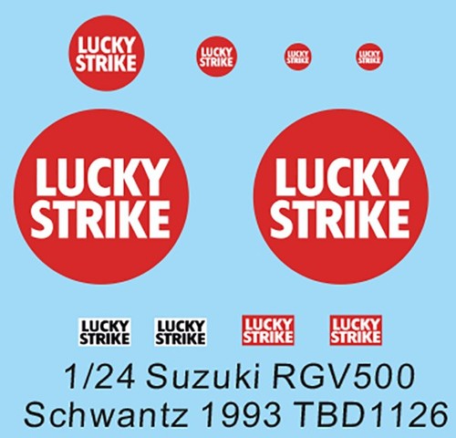 Decals per suzuki - 1/24 decals, rgv500
