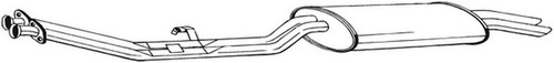 129 silenziatore posteriore - 129,