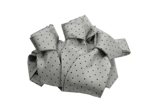 Cravatta grigio chiaro - , perla