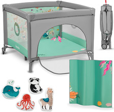 Mille, Lettino Da Viaggio E Box 2 in 1, 100 X 100 Cm Fino a 15 Kg, Ingresso Late