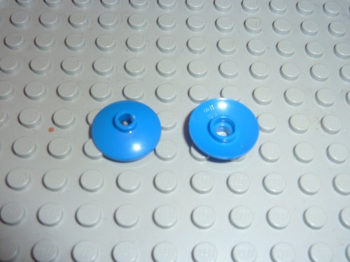 Lego blue round dish - lego, ref