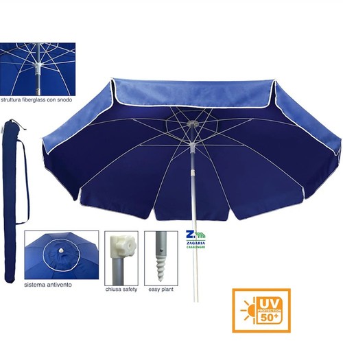 Ombrellone maxi luxury blu - ombrellone,