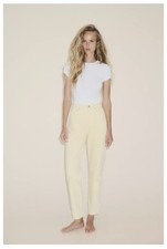 JEANS ZARA GIALLO TRF MOM FIT