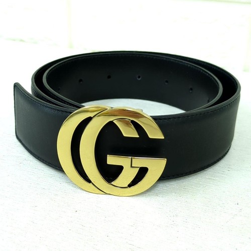 Cintura gucci pelle nera - cintura,