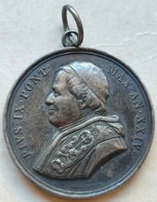 MEDAGLIA PAPA RE PIO IX