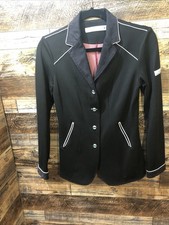 Animo Black 4 Button Show Coat