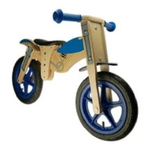 BICI PEDAGOGICA IN LEGNO MOTORBIKE PRIMI PASSI SENZA PEDALI EQUILIBRIO 