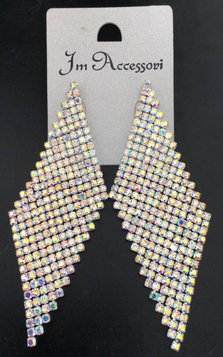 Elegante grande orecchini - elegante, con