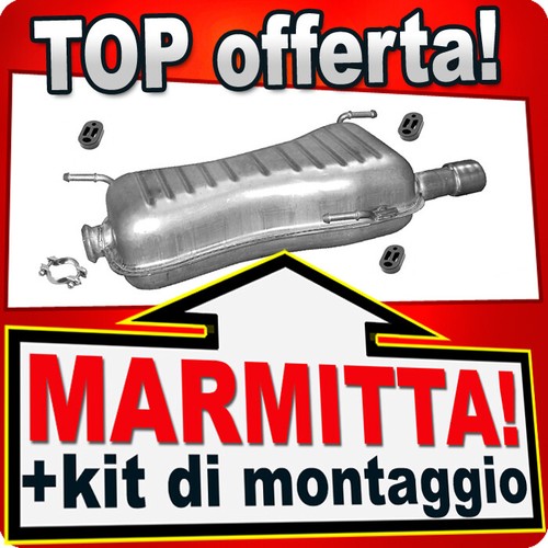 Silenziatore posteriore per - silenziatore,