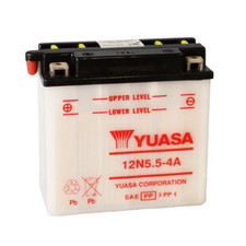 MOTO GUZZI TT 2T 125 1985-1985  BATTERIA YUASA 12N5.5-4A 12V/6AH
