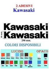 2 Adesivi KAWASAKI per CARENE