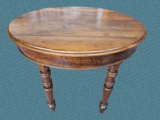 TAVOLO ROTONDO IN NOCE ALLUNGABILE LUIGI FILIPPO  EPOCA XIX SECOLO RESTAURATO