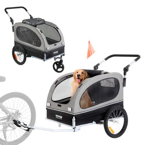 Vevor rimorchio bici per cani - rimorchio,